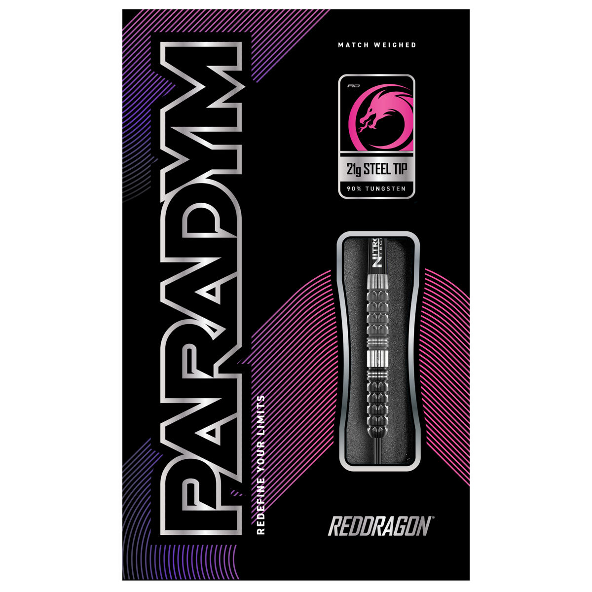 Red Dragon Paradym Darts - Stahlspitze - 90% Tungsten - Parallel