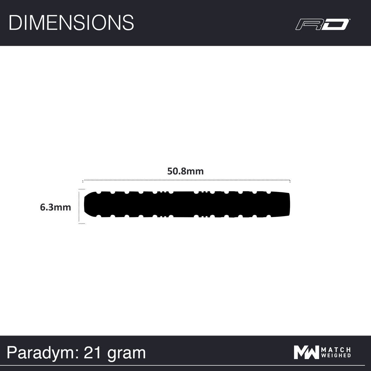 Red Dragon Paradym Darts - Stahlspitze - 90% Tungsten - Parallel