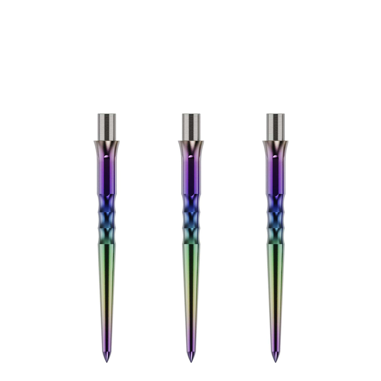 Caliburn Evo Dart Points - Ripple - No Lip - Rainbow