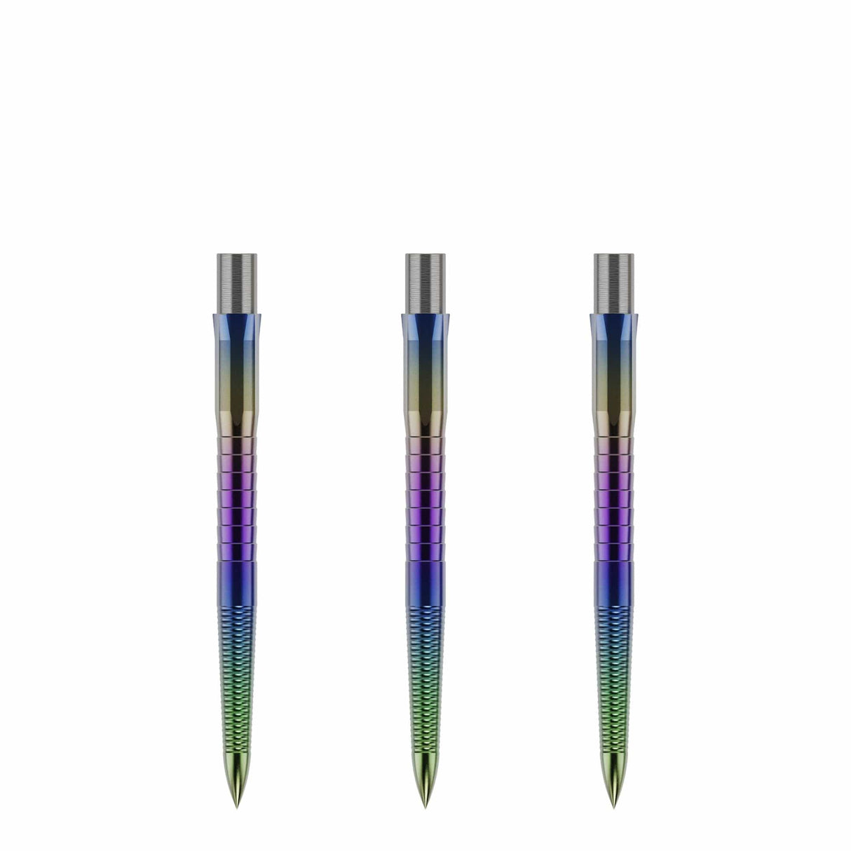 Caliburn Evo Dart Points - Micro Grip - Rainbow