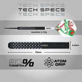 Red Dragon Bullhitters Darts - Stahlspitze - 90% Tungsten