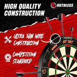 Ruthless Hotshot Home Darts Centre – HDC – inkl. Dartscheibe, Surround und 2 Dart-Sets
