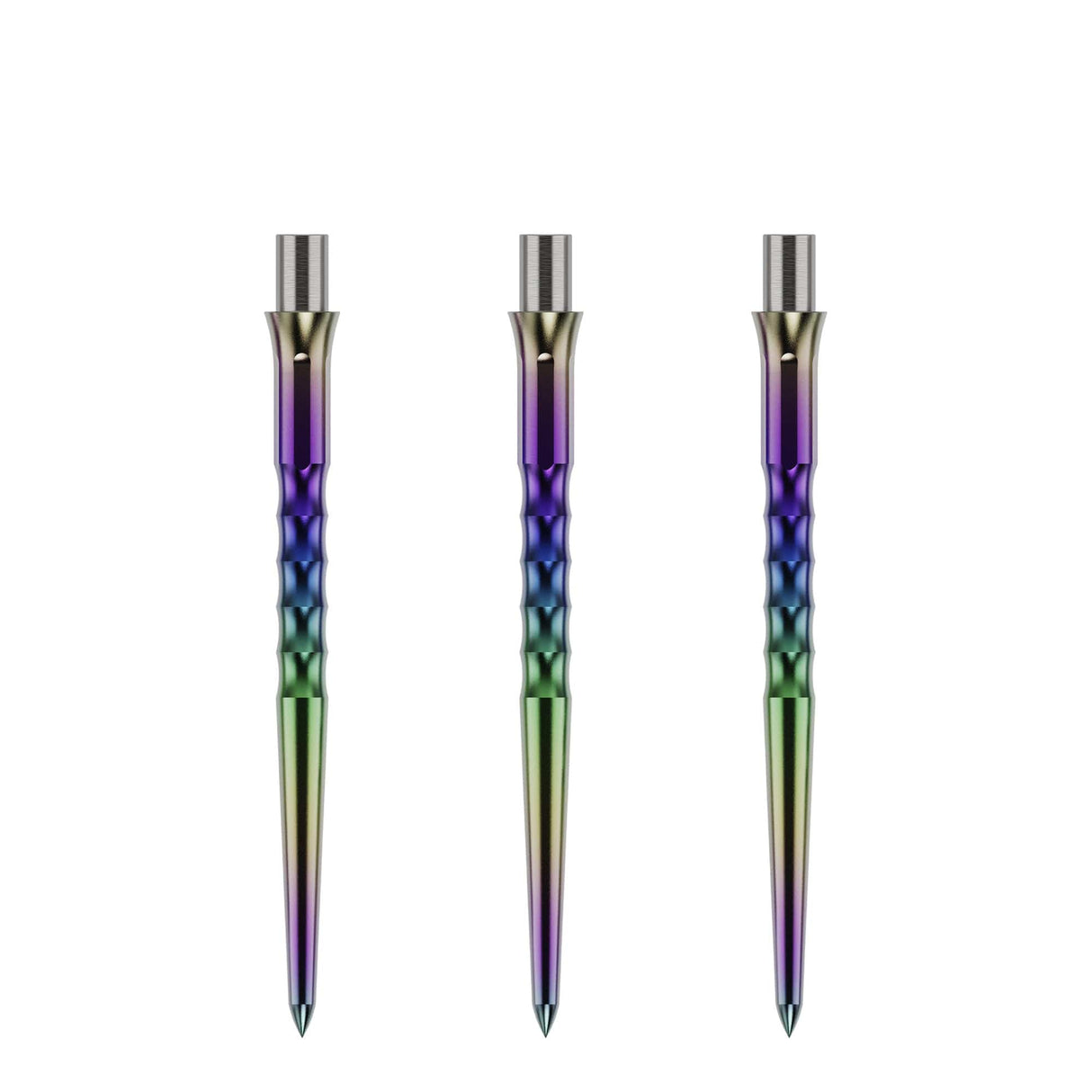 Caliburn Evo Dart Points - Ripple - No Lip - Rainbow