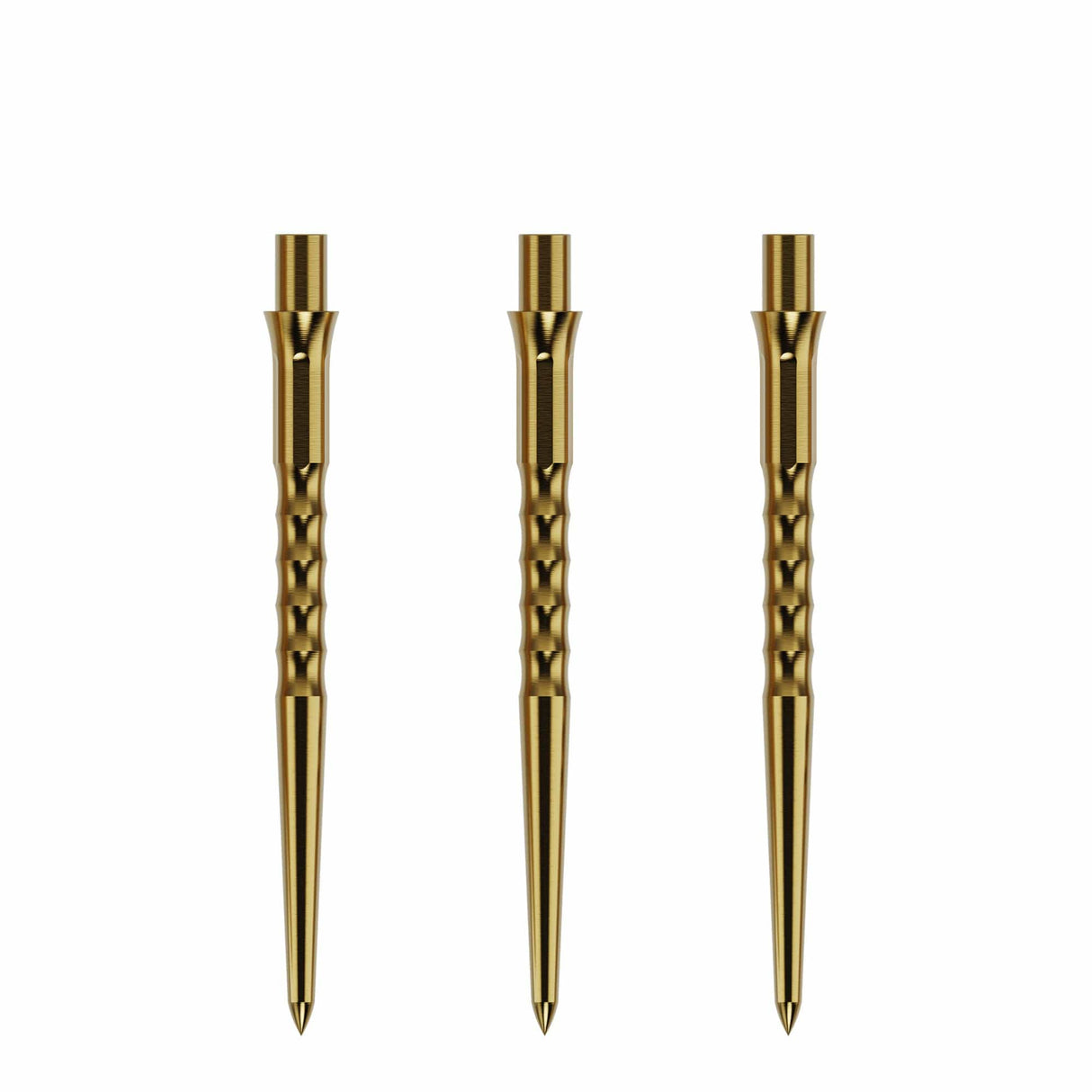 Caliburn Evo Dart Points - Ripple - No Lip - Gold