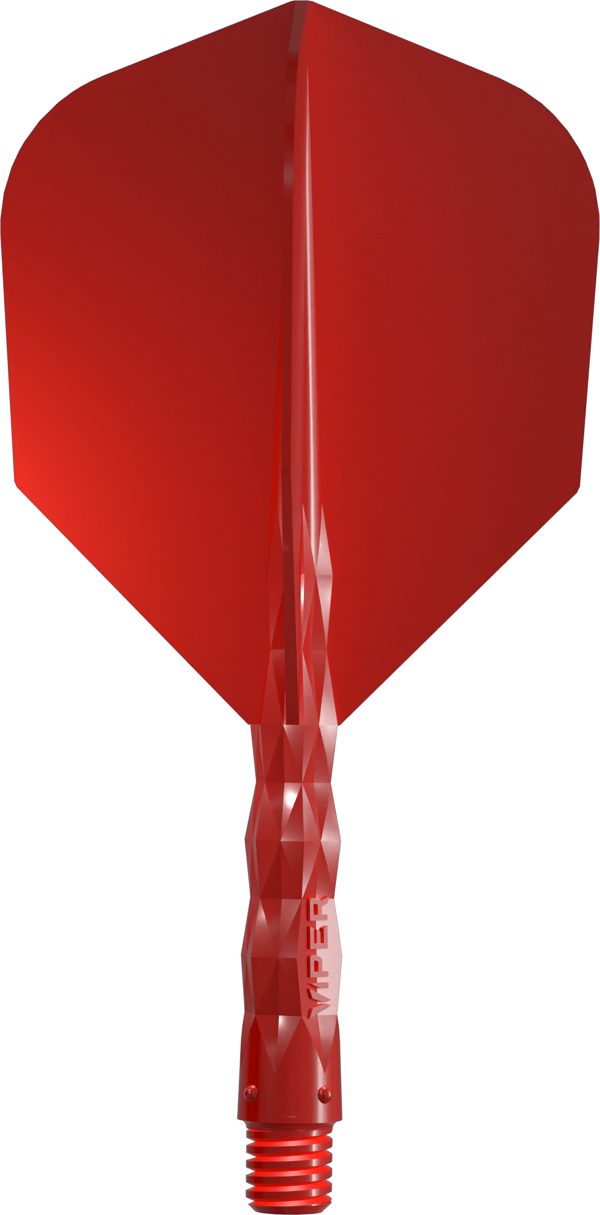 Viper Diamond Core Dart Flights - Moulded Flights & Shaft - Standard - Red