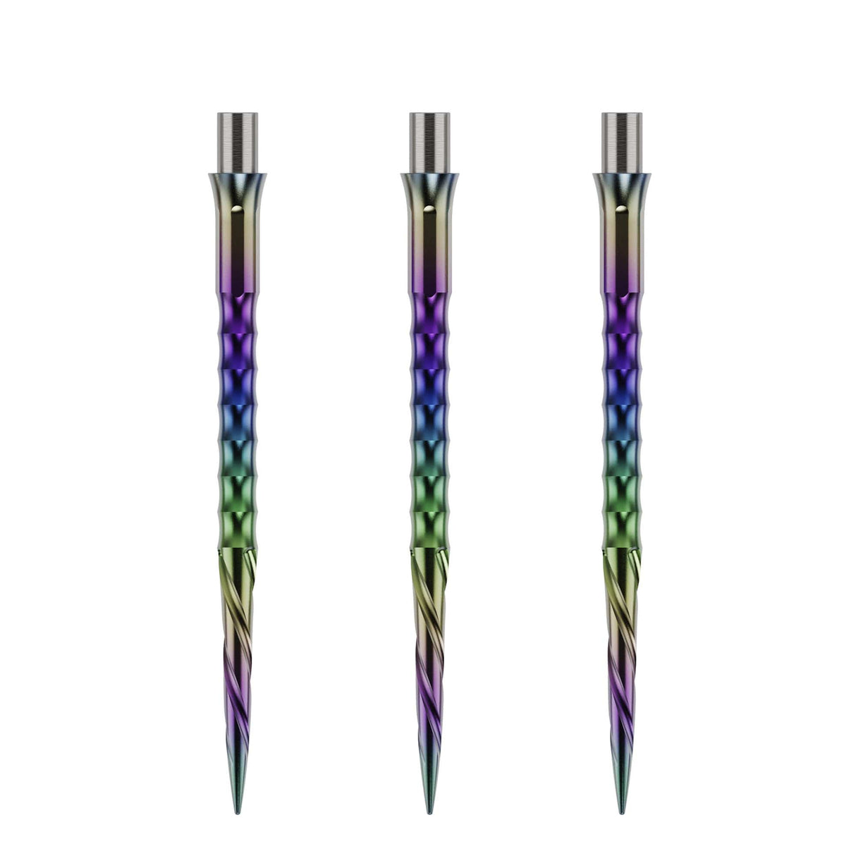 Caliburn Evo Dart Points - Spiro - No Lip - Rainbow