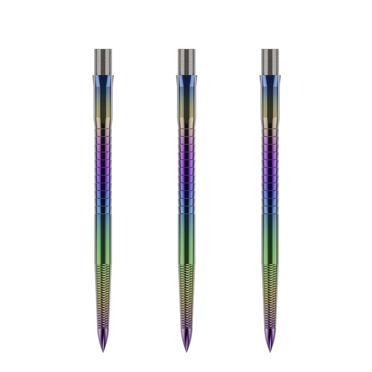 Caliburn Evo Dart Points - Micro Grip - Rainbow