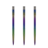 Caliburn Evo Dart Points - Micro Grip - Rainbow