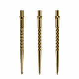 Caliburn Evo Dart Points - Ripple - No Lip - Gold