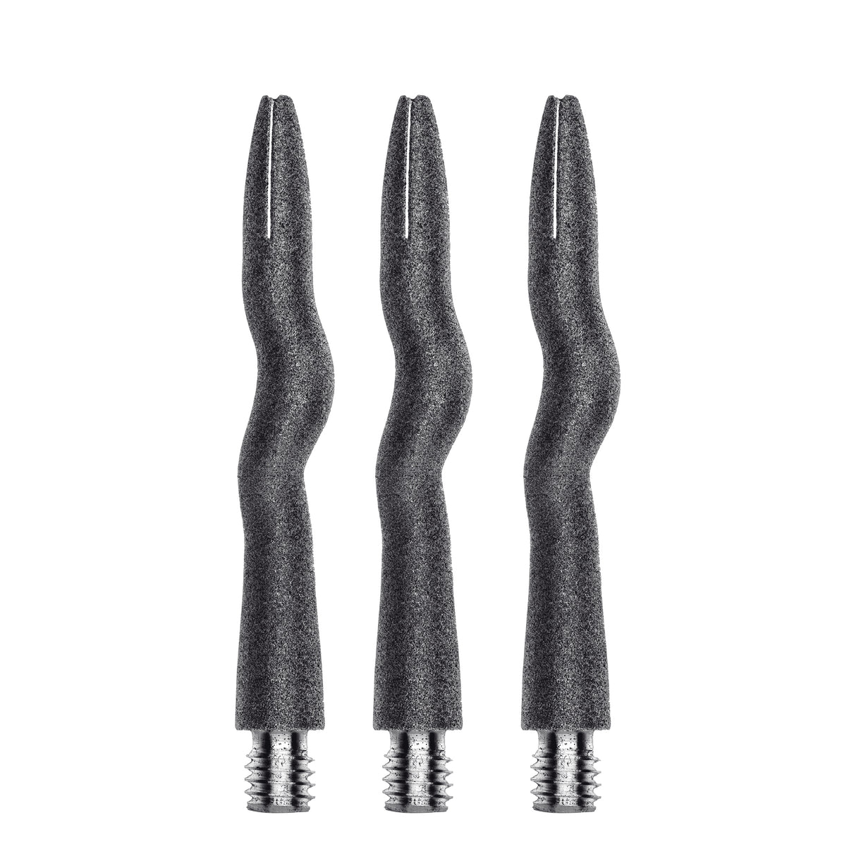 Caliburn Curly Dart Schäften - Aluminium - Sandgestrahlt