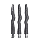 Caliburn Curly Dart Schäften - Aluminium - Sandgestrahlt