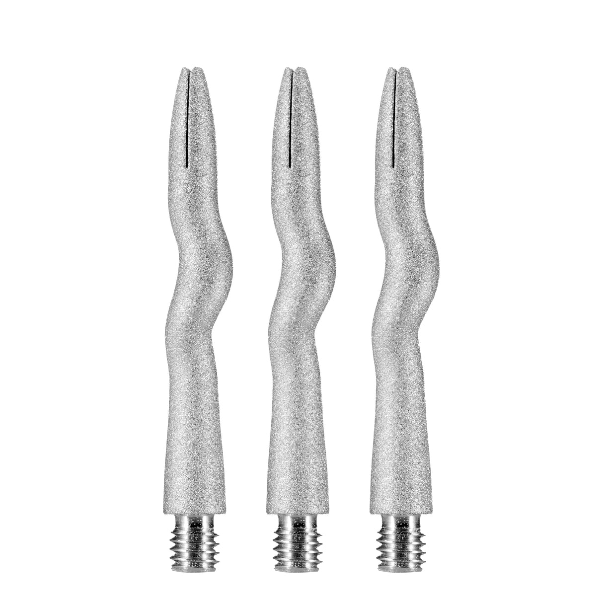 Caliburn Curly Dart Schäften - Aluminium - Sandgestrahlt