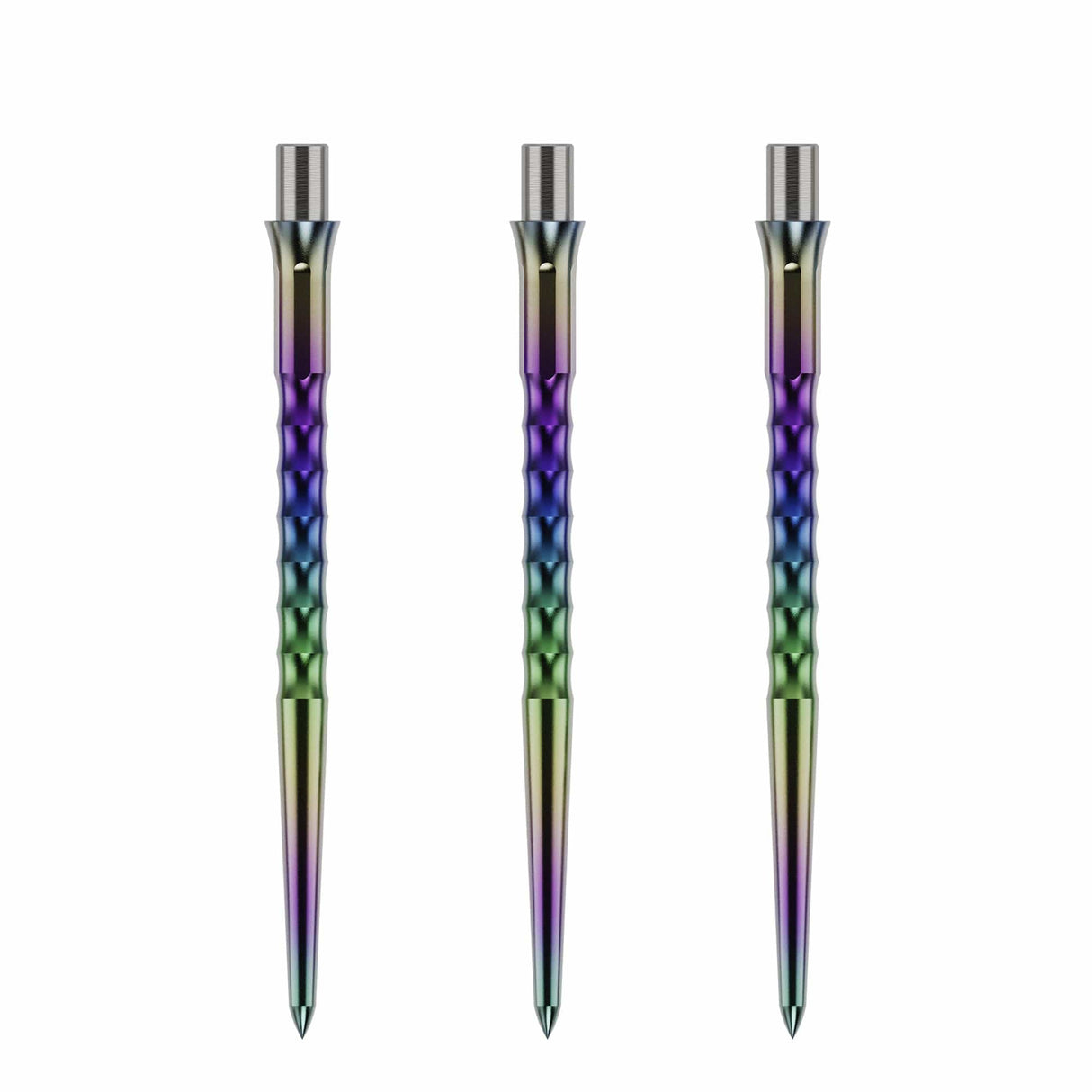 Caliburn Evo Dart Points - Ripple - No Lip - Rainbow