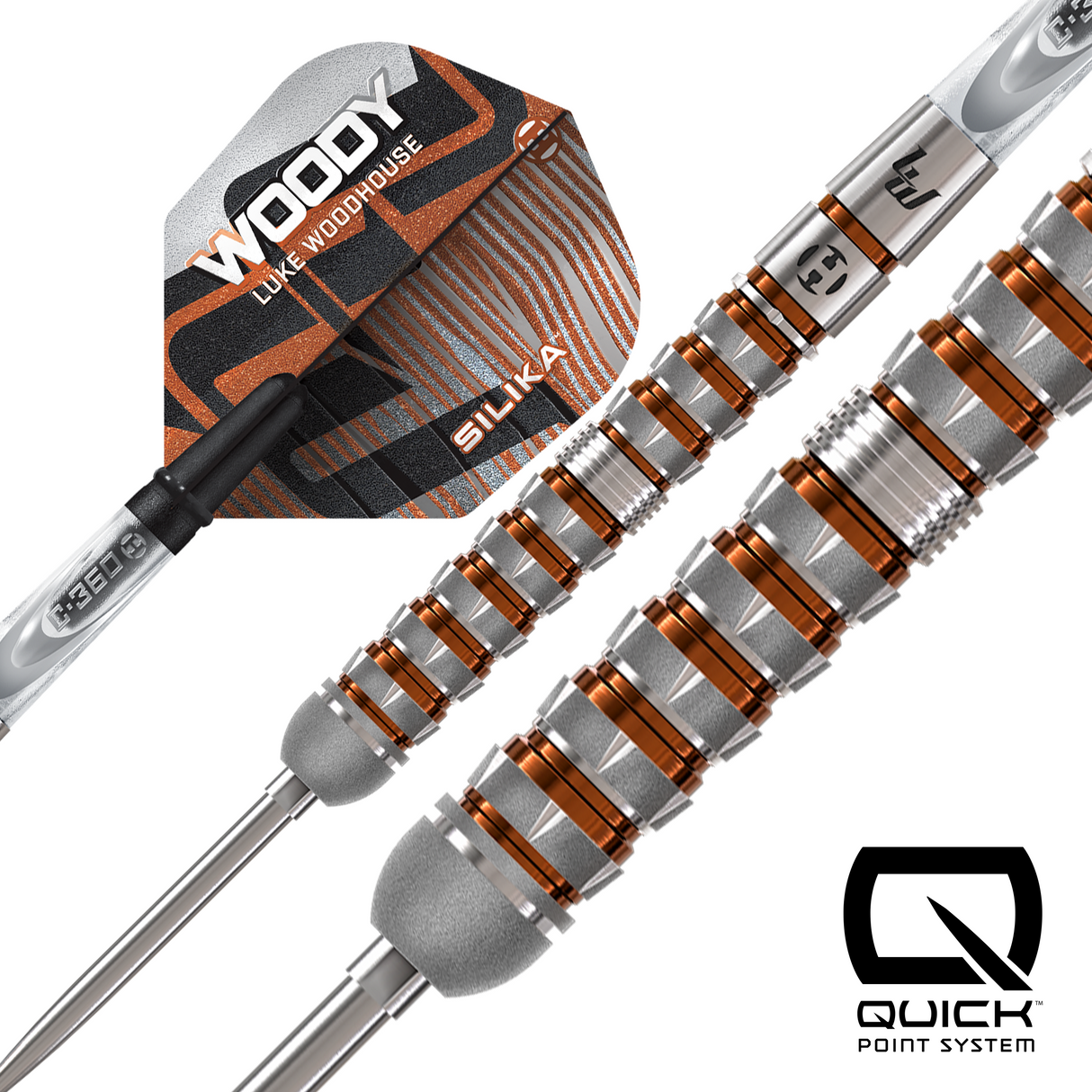 Harrows Luke Woodhouse Darts - Stahlspitze - 90% Tungsten - Serie 3