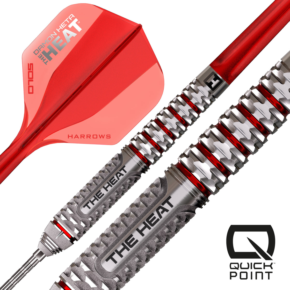 Harrows Damon Heta Darts - Stahlspitze - 90% Tungsten - Geo