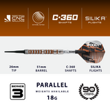 Harrows Luke Woodhouse Darts - Welche Spitze - 90% Tungsten - Serie 3