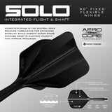 Harrows Solo 2 Dart Flights - Formgepresster Schaft & Flight