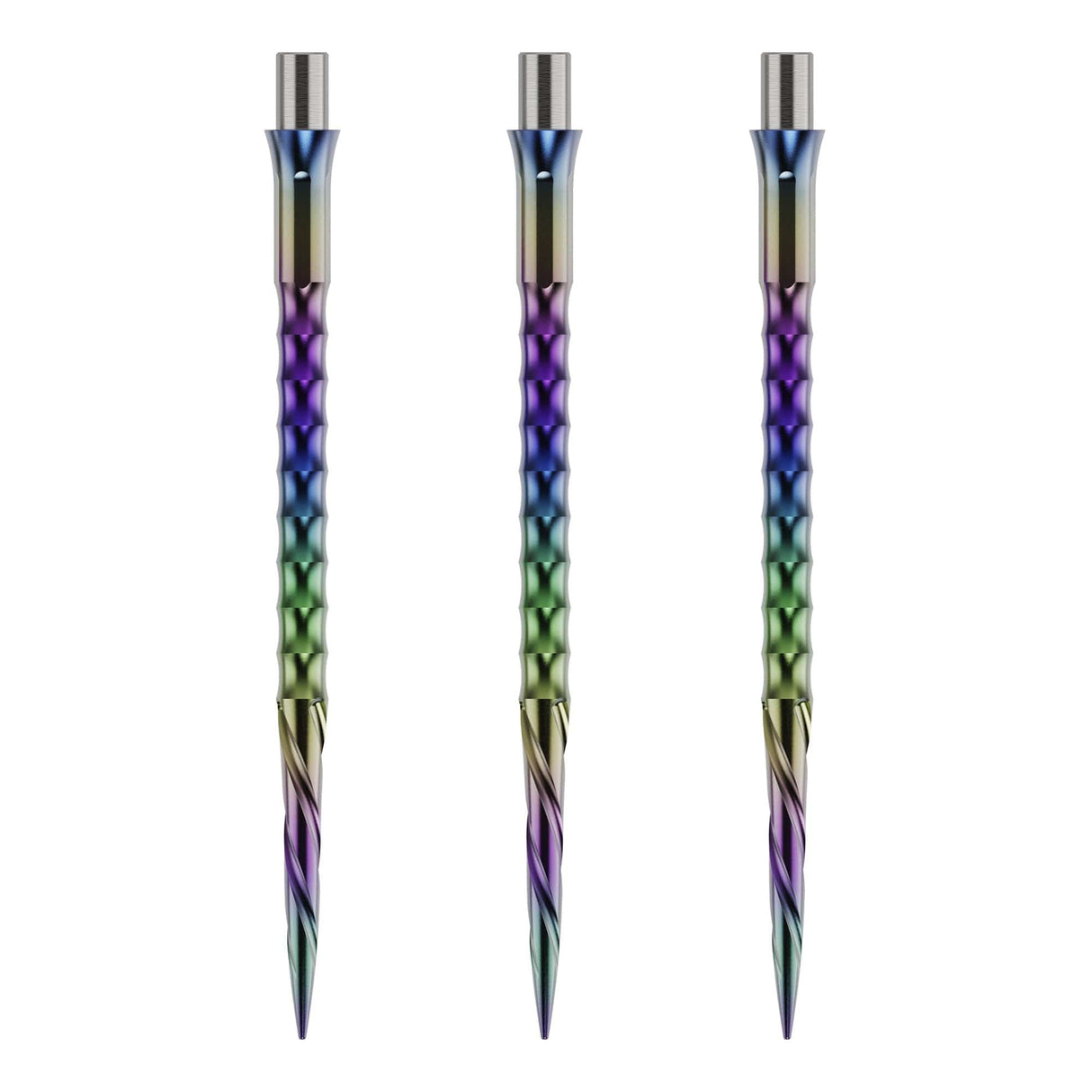 Caliburn Evo Dart Points - Spiro - No Lip - Rainbow