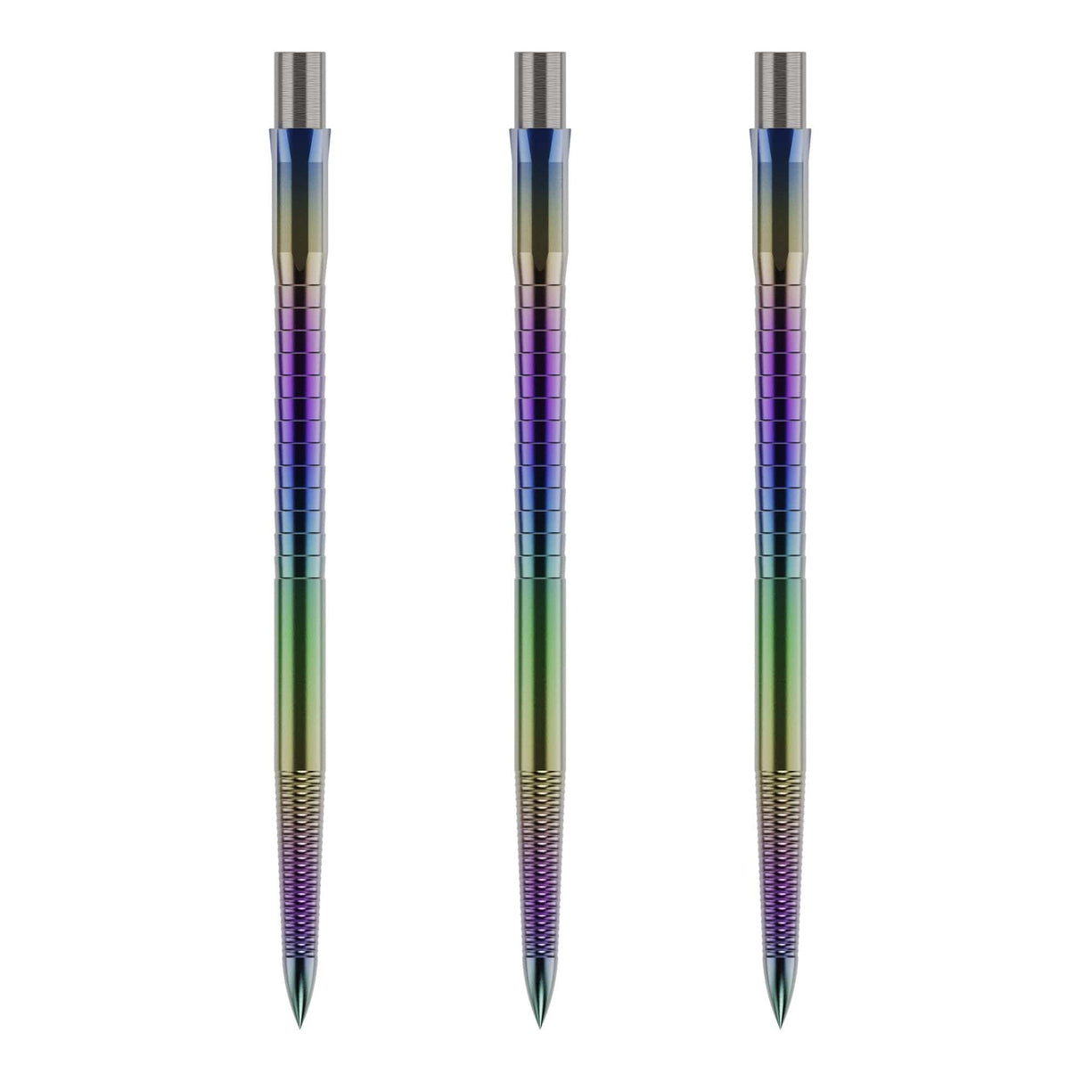 Caliburn Evo Dart Points - Micro Grip - Rainbow