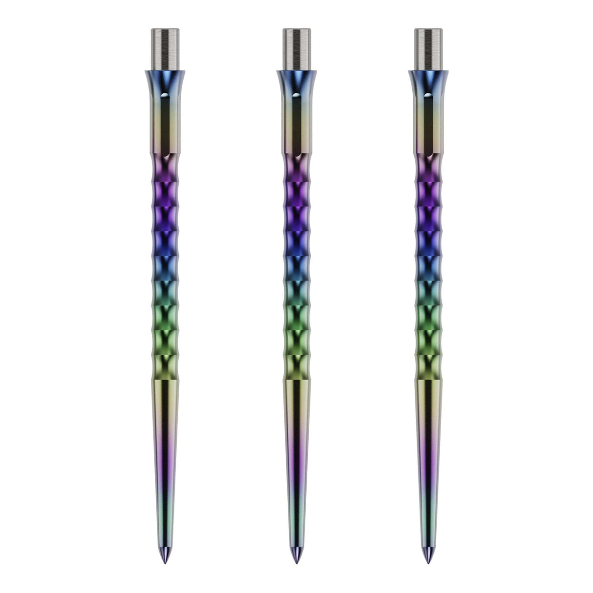 Caliburn Evo Dart Points - Ripple - No Lip - Rainbow