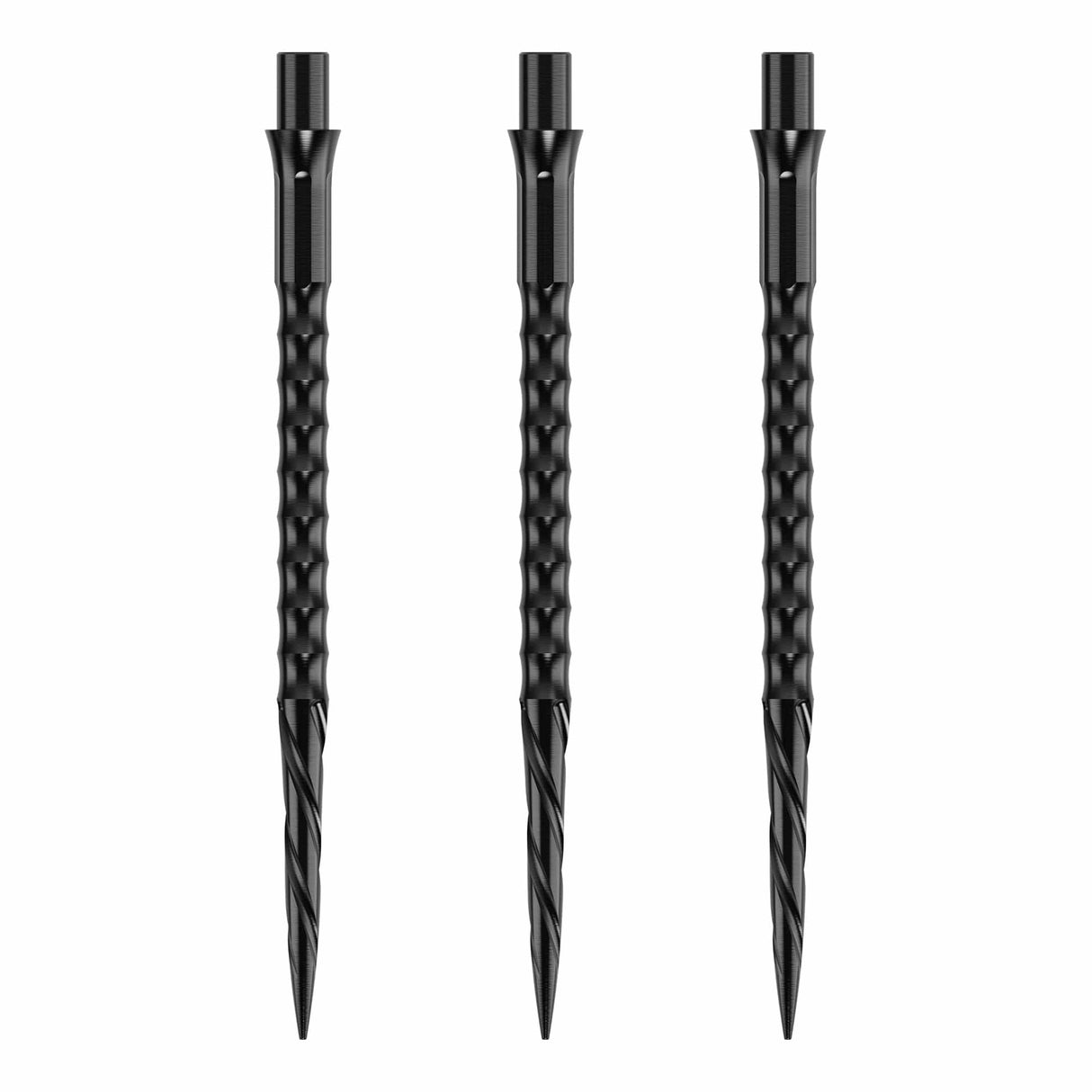 Caliburn Evo Dart Points - Spiro - No Lip - Black