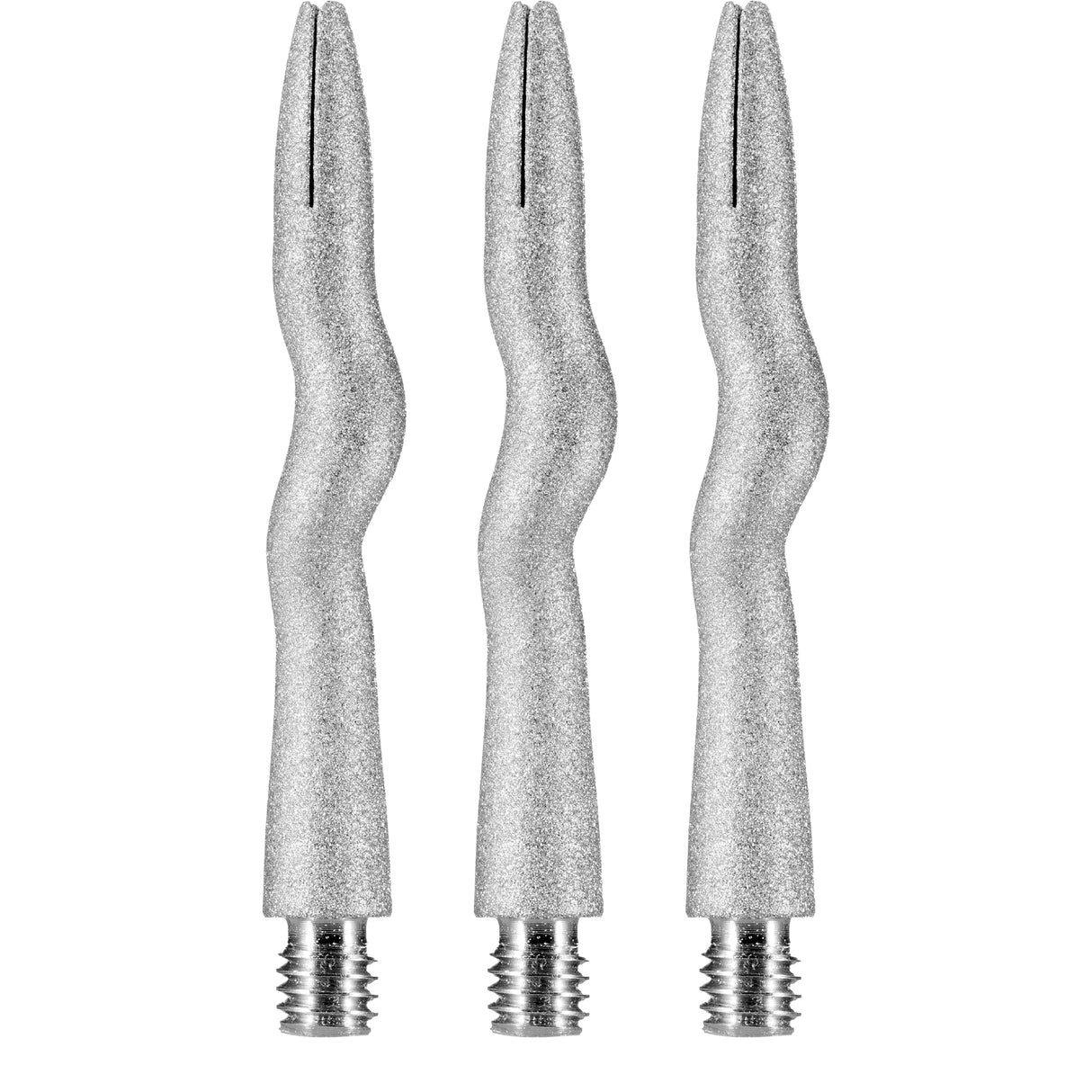 Caliburn Curly Dart Schäften - Aluminium - Sandgestrahlt