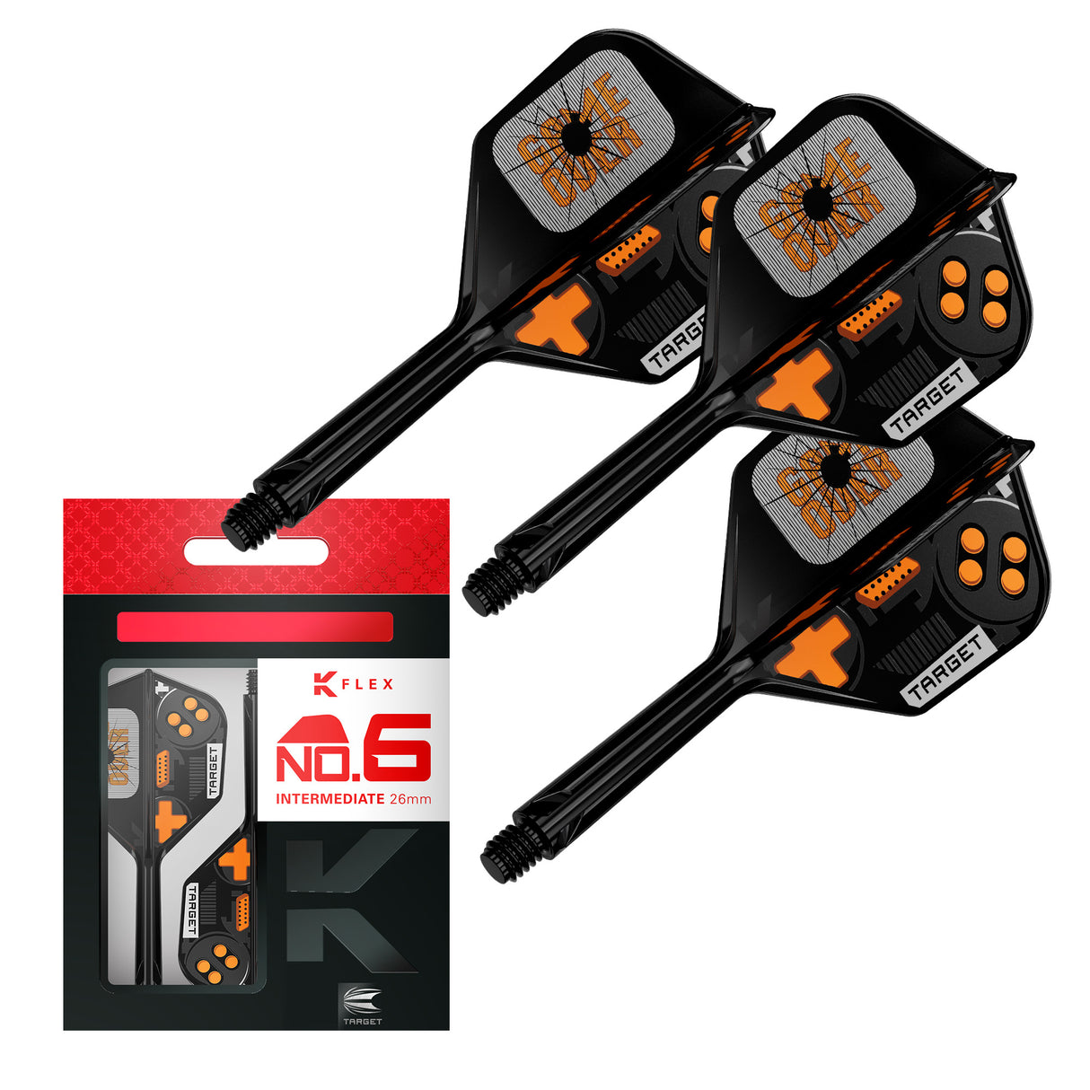 Target K-Flex Dart Flights - Game Over