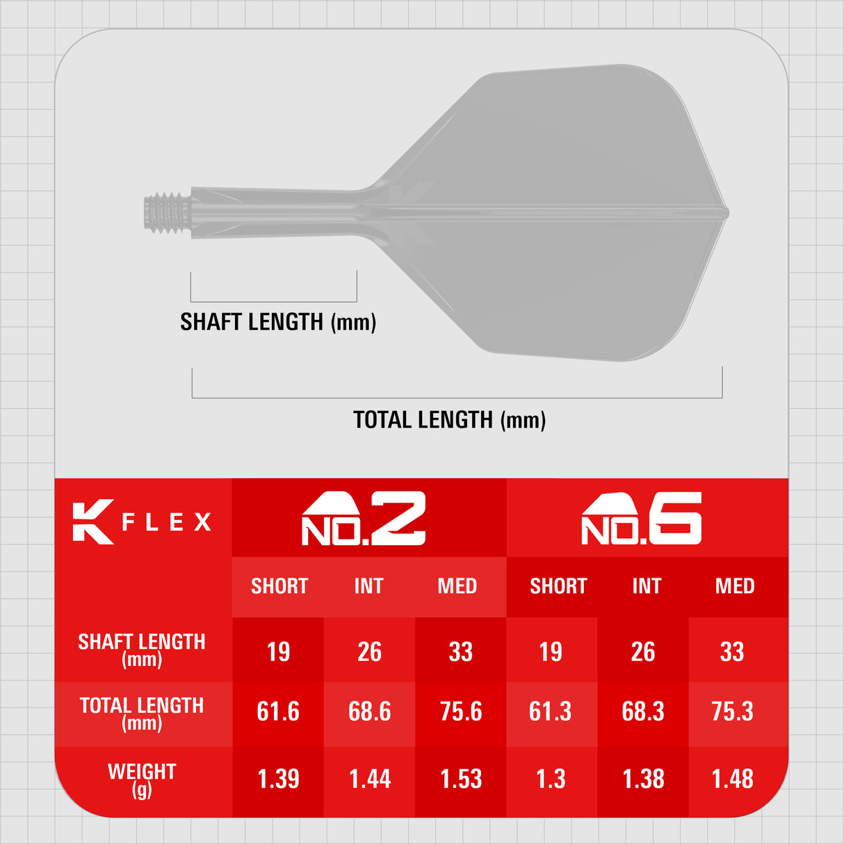 Target K-Flex Dart Flights - Game Over