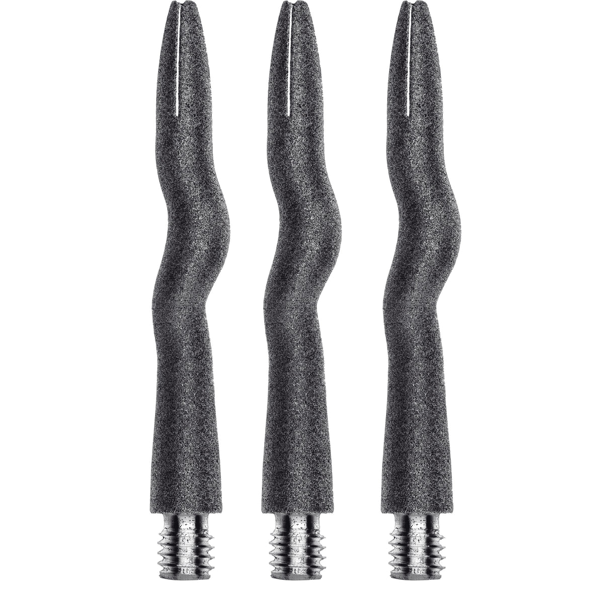 Caliburn Curly Dart Schäften - Aluminium - Sandgestrahlt