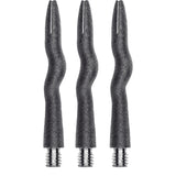 Caliburn Curly Dart Schäften - Aluminium - Sandgestrahlt