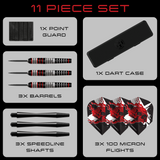 Harrows Ryan Searle Darts - Stahlspitze - Messing - Heavy Metal