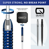 Harrows Geo Darts - Stahlspitze - 90% Tungsten - Geo 01