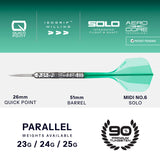 Harrows Torrent Darts - Stahlspitze - 90% Tungsten - Parallel