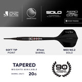 Harrows Ryan Searle Darts - Welche Spitze - 90% Tungsten - Geo