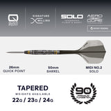 Harrows NX Luxe Darts - Stahlspitze - 90% Tungsten - Verjüngt
