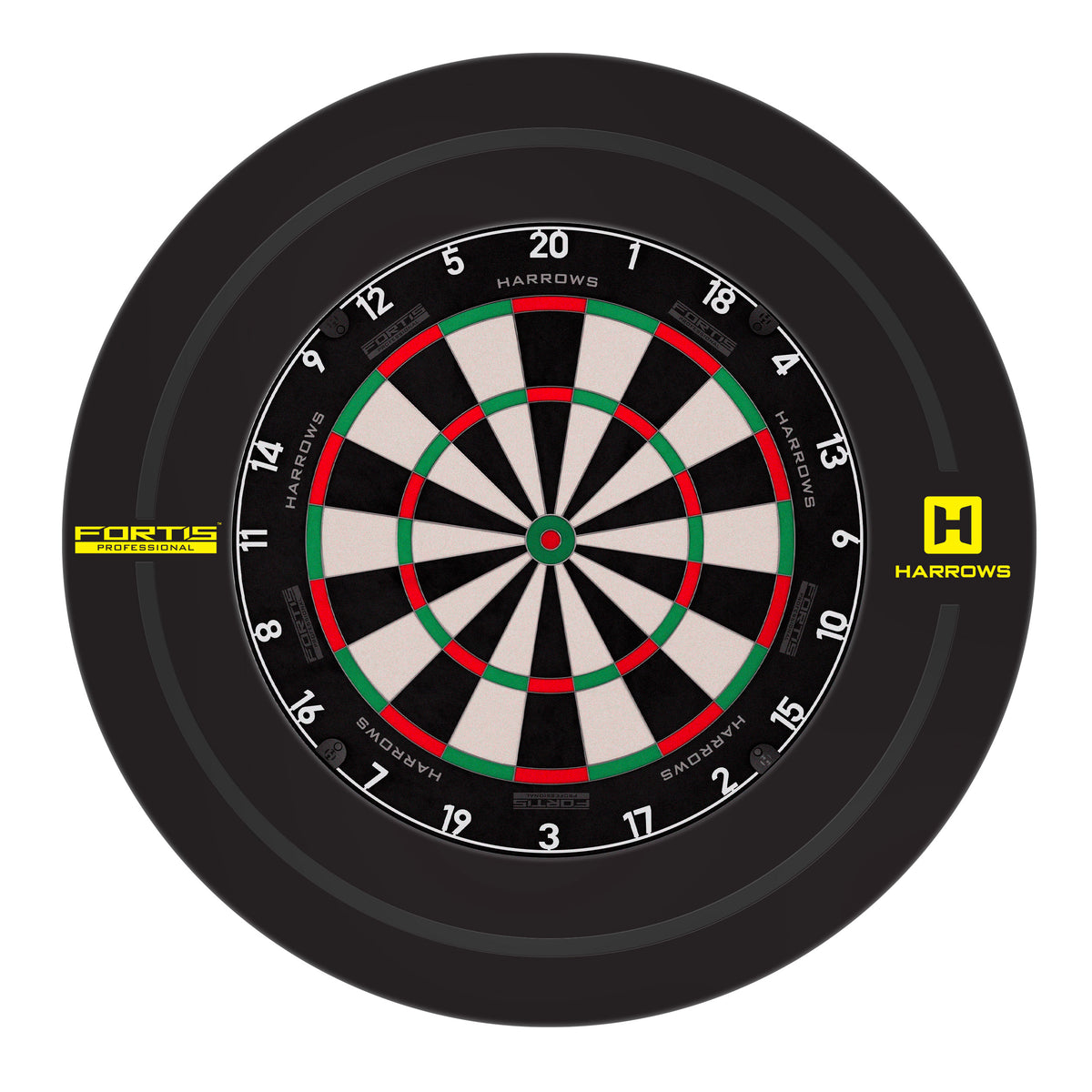 Harrows Dartboard Surround - Fortis - Gelb