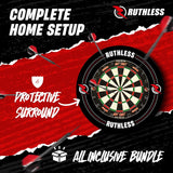 Ruthless Hotshot Home Darts Centre – HDC – inkl. Dartscheibe, Surround und 2 Dart-Sets