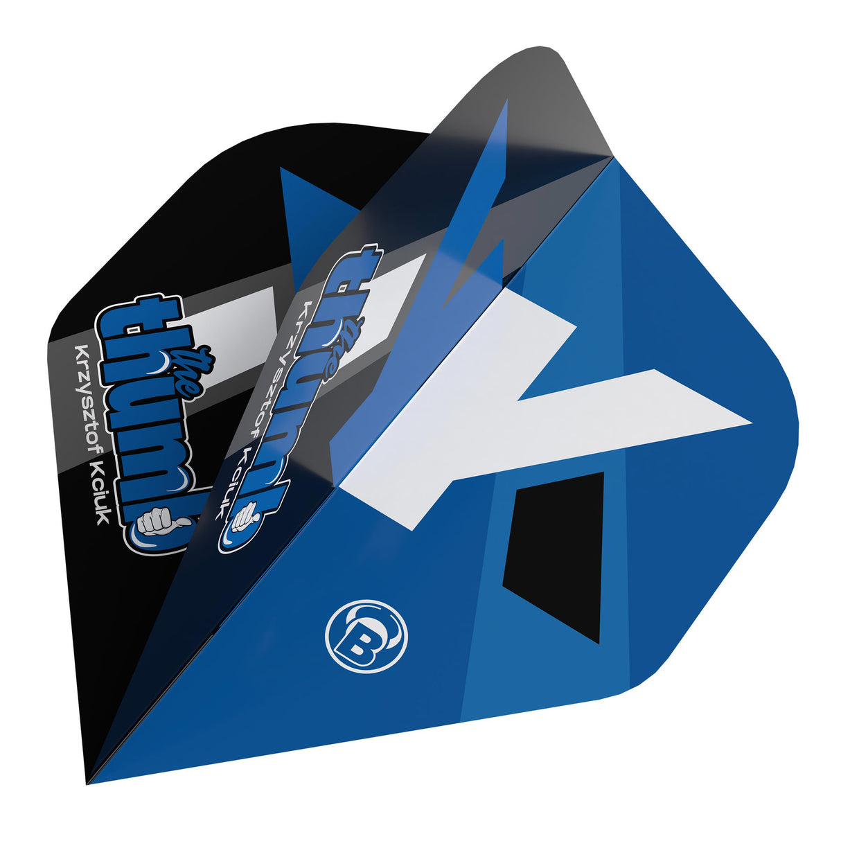 BULL'S Metrixx Dart Flights - 150 Mikron - Standard No2 - Krzysztof Kciuk