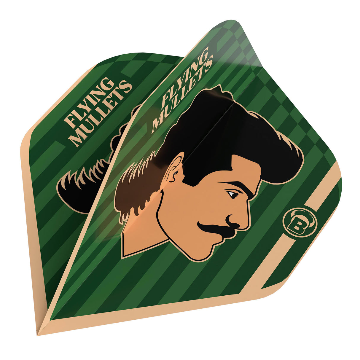 BULL'S Powerflite Dart Flights - 100 Mikron - Standard No2 - Fliegender Mullet