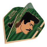 BULL'S Powerflite Dart Flights - 100 Mikron - Standard No2 - Fliegender Mullet