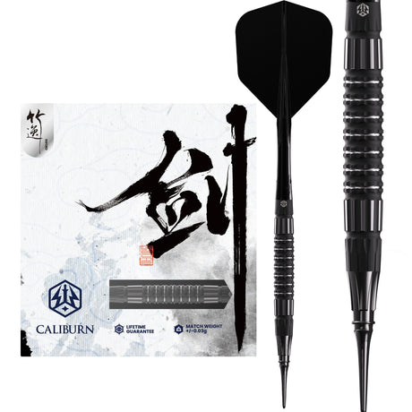 Caliburn Sword Darts - Soft Tip - 95% Tungsten - S3 - 19g