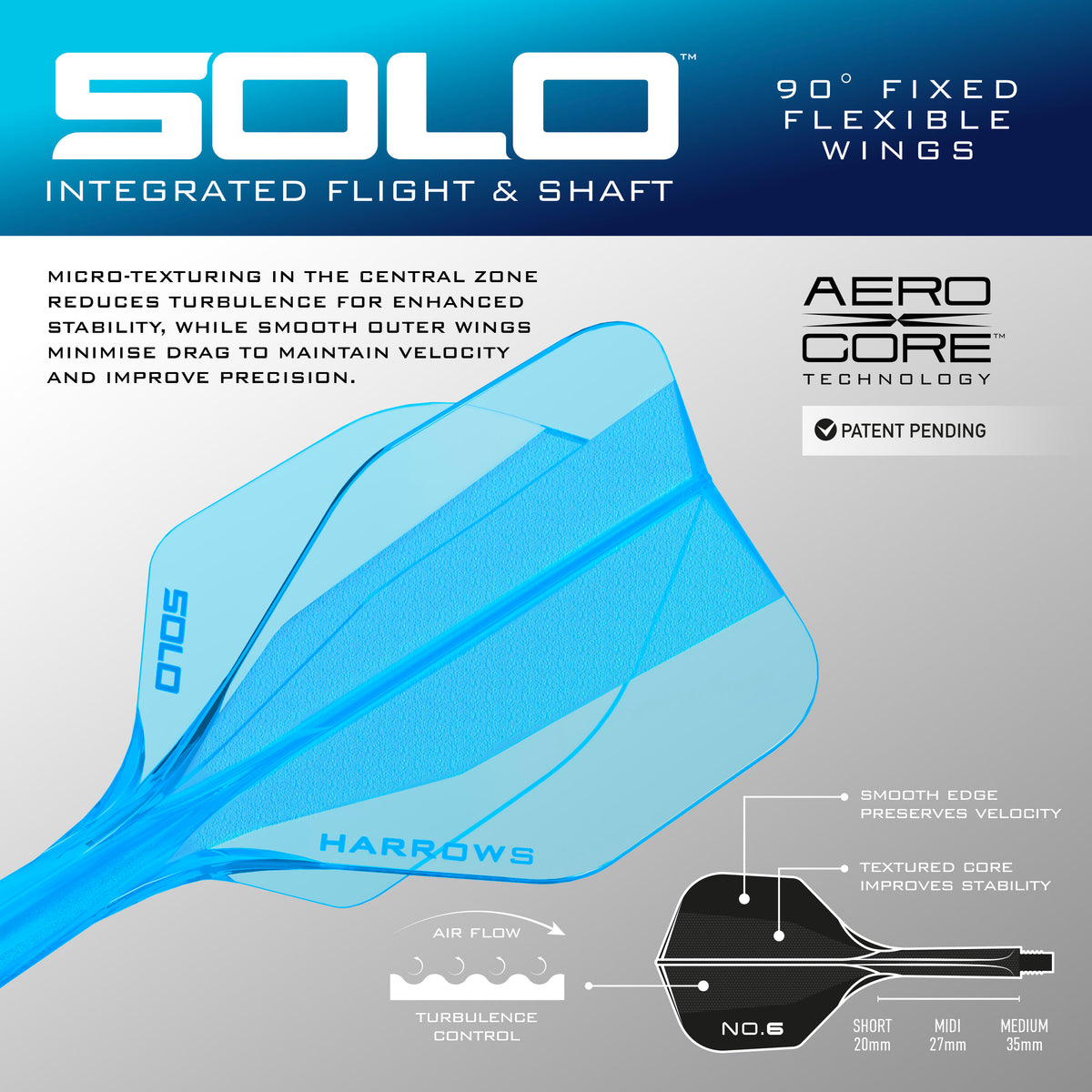 Harrows Flux Darts - Stahlspitze - Pro Tungsten
