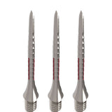 Caliburn Bamboo Conversion Points - Screw In - Soft Tip to Steel Tip - Silver & Red