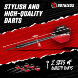 Ruthless Hotshot Home Darts Centre – HDC – inkl. Dartscheibe, Surround und 2 Dart-Sets