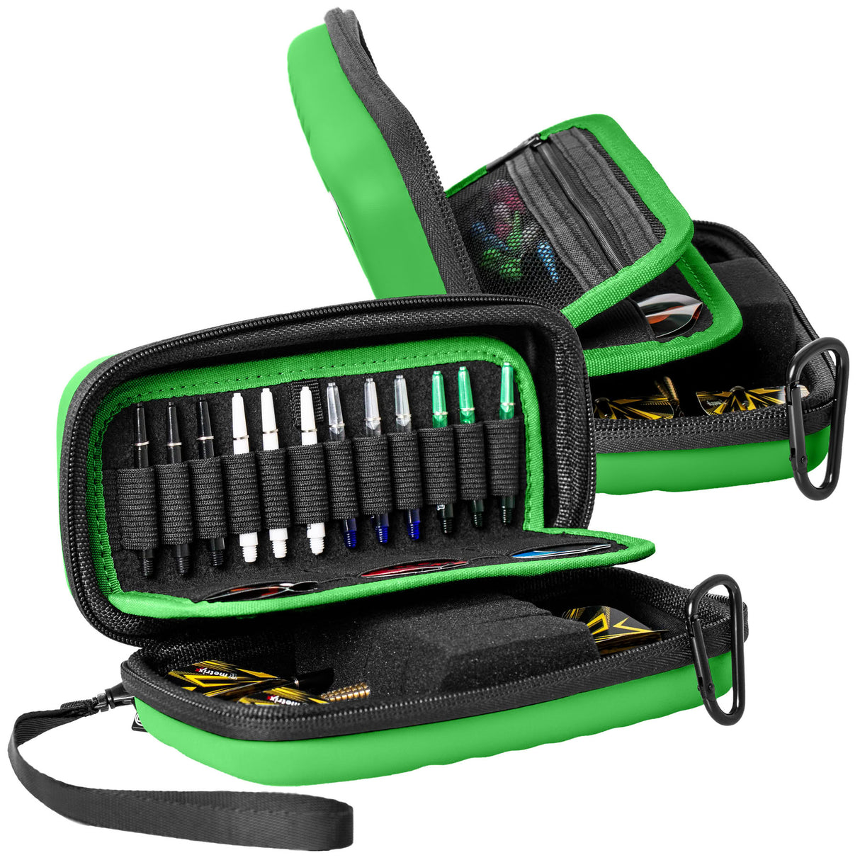 BULL'S Orbis Dart Case - Starkes EVA Material - S - Farben