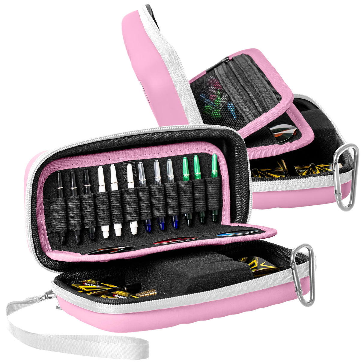 BULL'S Orbis Dart Case - Starkes EVA Material - S - Farben