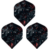 Caliburn Dart Flights - 100 Micron - Standard No2 - Abyss