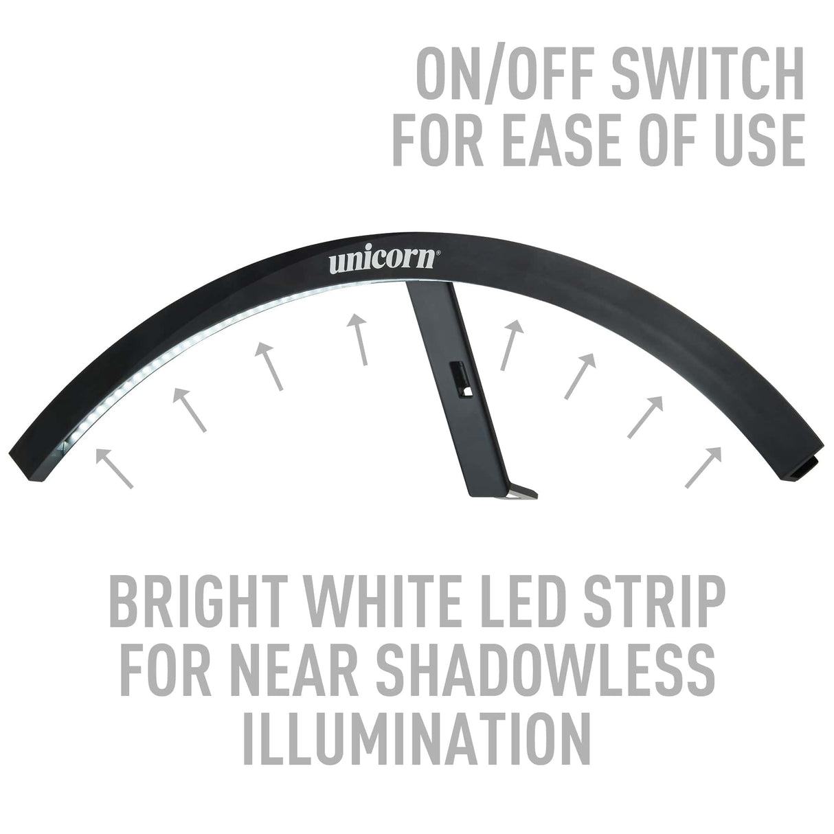 Unicorn Solar Beam Dartboard Lighting - Ultra Bright LED - 90° System