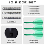 Harrows Torrent Darts - Stahlspitze - 90% Tungsten - Parallel