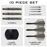 Harrows NX Luxe Darts - Stahlspitze - 90% Tungsten - Verjüngt